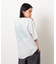 ウェーブメッセージプリント半袖Ｔシャツ