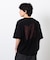 ウェーブメッセージプリント半袖Ｔシャツ