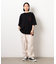 ウェーブメッセージプリント半袖Ｔシャツ