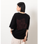 ウェーブメッセージプリント半袖Ｔシャツ
