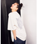 ウェーブメッセージプリント半袖Ｔシャツ
