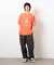 フロスト加工ツアー風プリント半袖Ｔシャツ