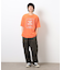 フロスト加工ツアー風プリント半袖Ｔシャツ