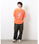 フロスト加工ツアー風プリント半袖Ｔシャツ