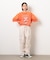 フロスト加工ツアー風プリント半袖Ｔシャツ