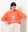 フロスト加工ツアー風プリント半袖Ｔシャツ
