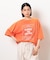 フロスト加工ツアー風プリント半袖Ｔシャツ