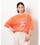 フロスト加工ツアー風プリント半袖Ｔシャツ