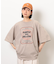 フロスト加工ツアー風プリント半袖Ｔシャツ