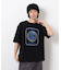 フロスト加工ツアー風プリント半袖Ｔシャツ