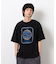 フロスト加工ツアー風プリント半袖Ｔシャツ