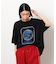 フロスト加工ツアー風プリント半袖Ｔシャツ