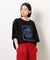 フロスト加工ツアー風プリント半袖Ｔシャツ
