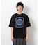 フロスト加工ツアー風プリント半袖Ｔシャツ