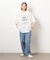 フロスト加工ツアー風プリント半袖Ｔシャツ