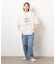 フロスト加工ツアー風プリント半袖Ｔシャツ