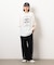 フロスト加工ツアー風プリント半袖Ｔシャツ