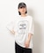 フロスト加工ツアー風プリント半袖Ｔシャツ
