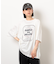 フロスト加工ツアー風プリント半袖Ｔシャツ