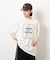 フロスト加工ツアー風プリント半袖Ｔシャツ