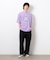 フロスト加工ツアー風プリント半袖Ｔシャツ