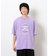 フロスト加工ツアー風プリント半袖Ｔシャツ