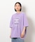 フロスト加工ツアー風プリント半袖Ｔシャツ