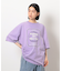 フロスト加工ツアー風プリント半袖Ｔシャツ