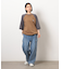 裾スピンドルラグラン５分袖Ｔシャツ