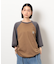 裾スピンドルラグラン５分袖Ｔシャツ