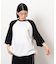 裾スピンドルラグラン５分袖Ｔシャツ