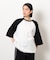 裾スピンドルラグラン５分袖Ｔシャツ