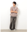 ライトオンスデニムタックワイドパンツ