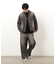 ライトオンスデニムタックワイドパンツ