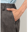 ライトオンスデニムタックワイドパンツ