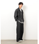 ライトオンスデニムタックワイドパンツ