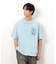 バック＆胸刺繍ウェーブロゴ半袖Ｔシャツ