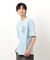 バック＆胸刺繍ウェーブロゴ半袖Ｔシャツ