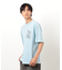 バック＆胸刺繍ウェーブロゴ半袖Ｔシャツ