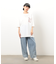 バック＆胸刺繍ウェーブロゴ半袖Ｔシャツ