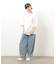 バック＆胸刺繍ウェーブロゴ半袖Ｔシャツ
