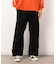 ナイロンストレッチワイドパンツ