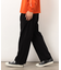 ナイロンストレッチワイドパンツ