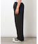 ナイロンストレッチワイドパンツ