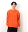 袖＆バックプリント長袖Ｔシャツ