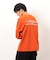 袖＆バックプリント長袖Ｔシャツ