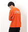 袖＆バックプリント長袖Ｔシャツ