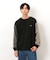袖＆バックプリント長袖Ｔシャツ