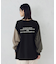 袖＆バックプリント長袖Ｔシャツ