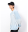 スプレー加工×ロゴ刺繍長袖Ｔシャツ